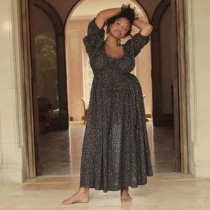 Doen Ischia Dress in Night Songbird floral/paisley Medium